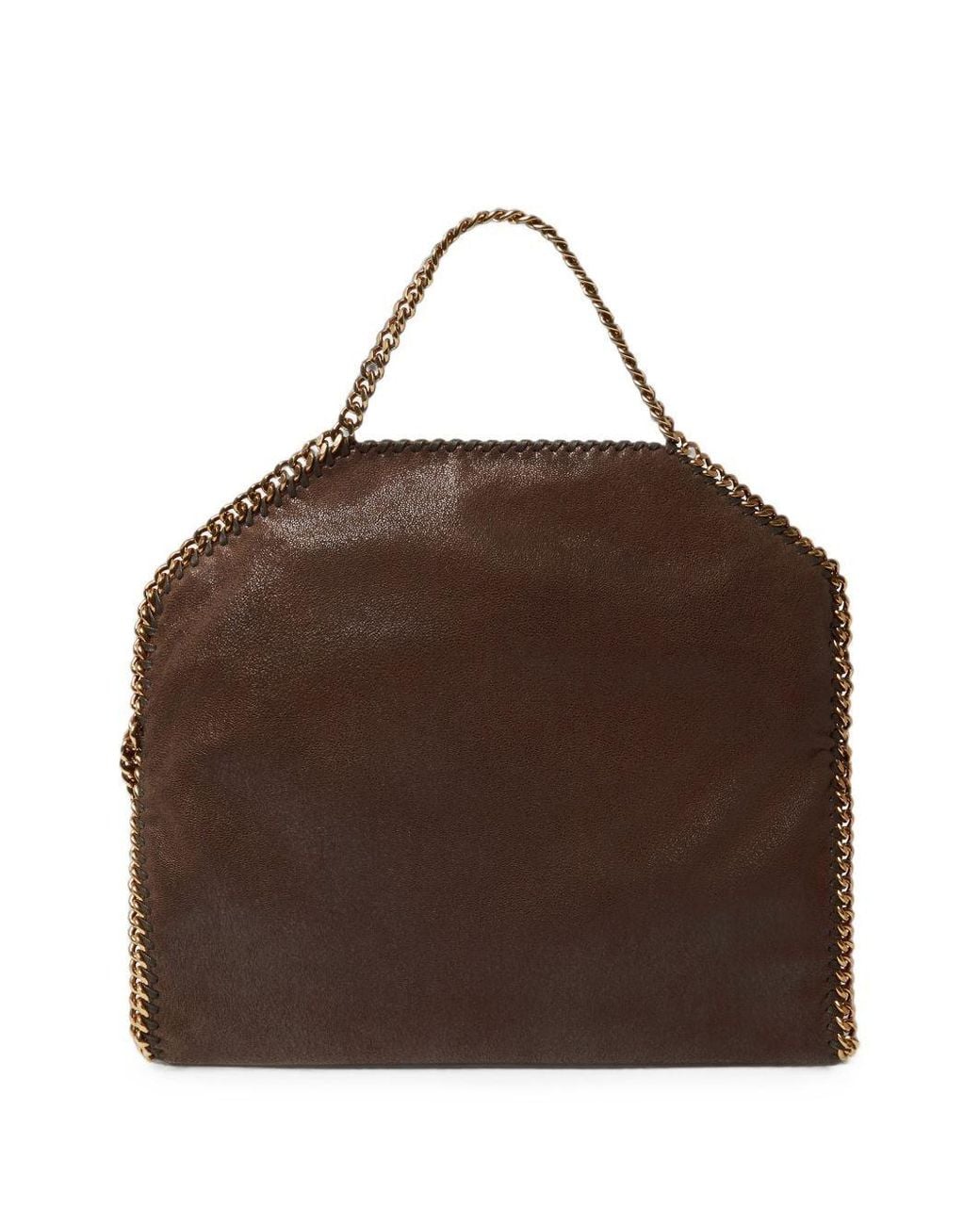 Stella McCartney Brown Falabella 3-Chain Tote Bag