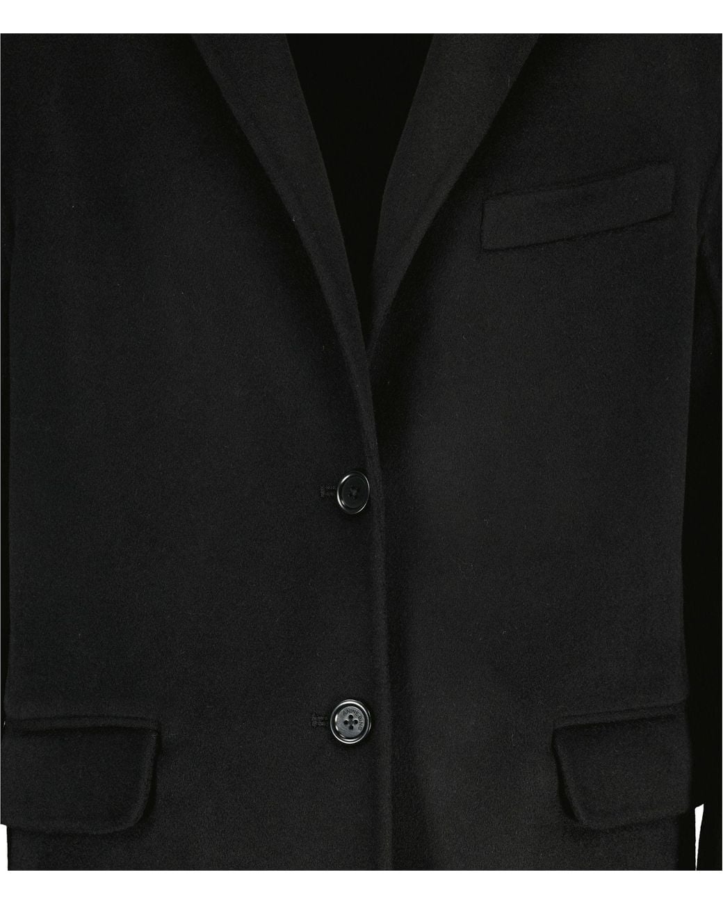 Anine Bing Black Quinn Single Breasted Oversized Blazer