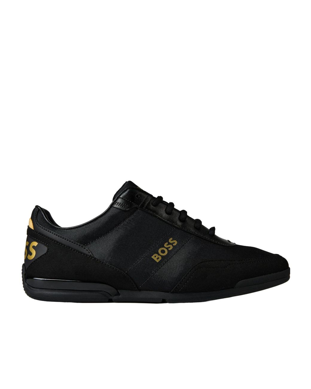Boss Black Lowtop Laceup Trainer for men