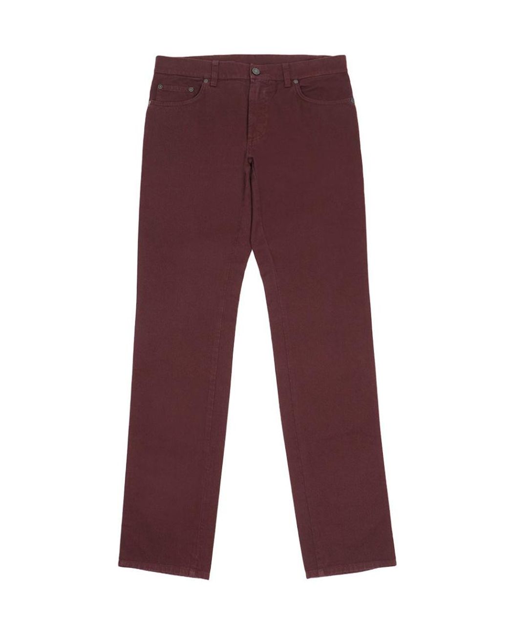 Ferragamo Red Straight Jeans for men