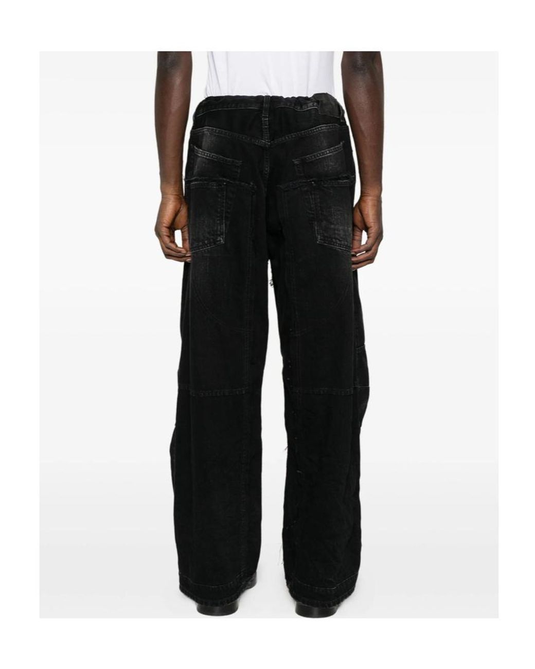 Balenciaga Faded Relaxed-Fit Jeans in Black for Men | Lyst