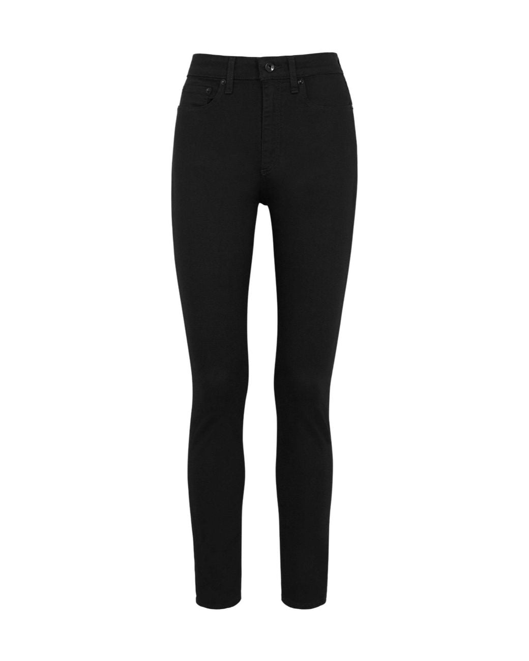 Rag & Bone Black High-Waist Jeans