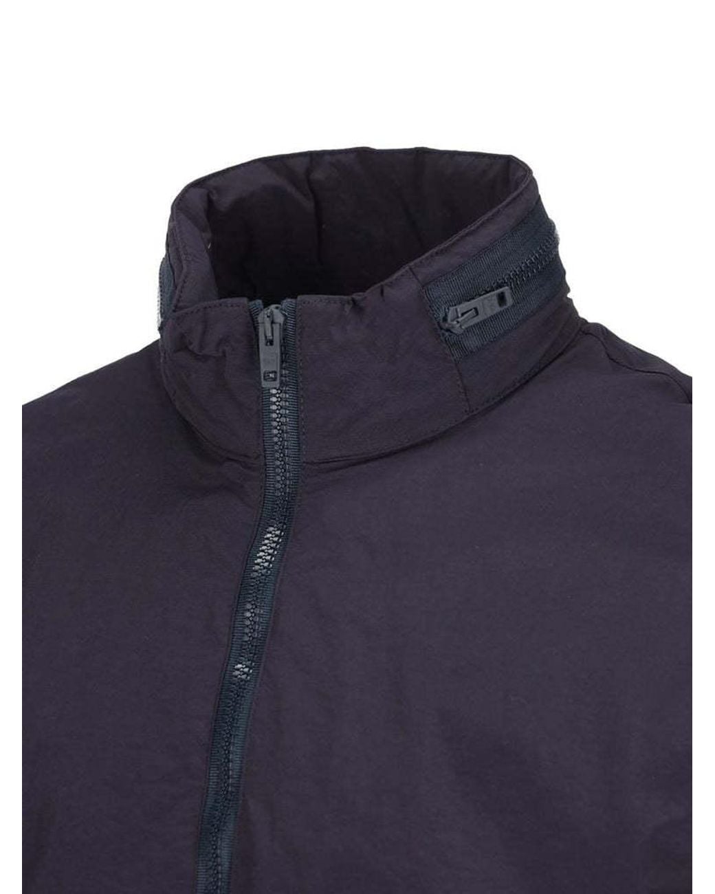 Fay Blue High Collar Jacket for men