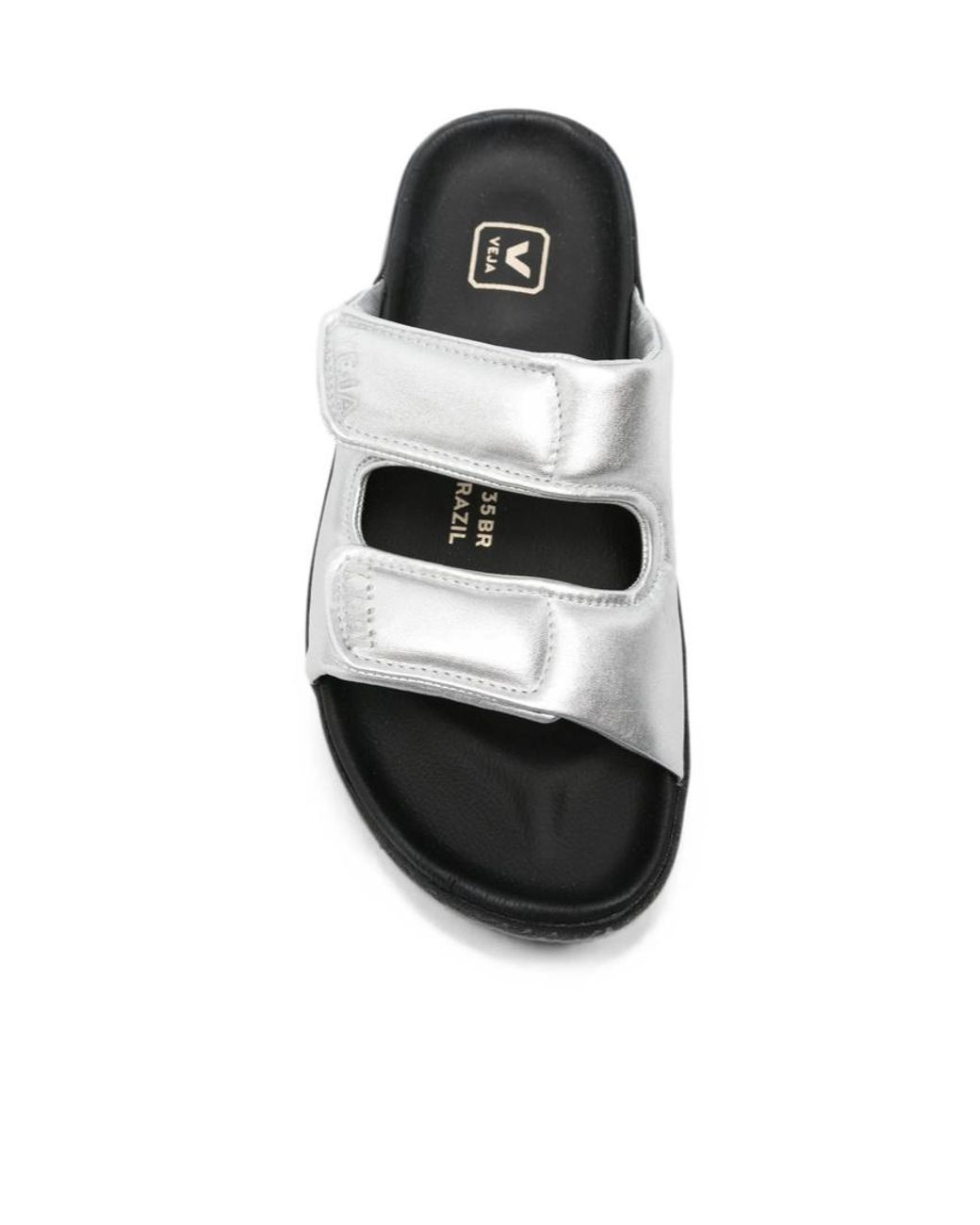 Veja Multicolor Round-Toe Slippers for men