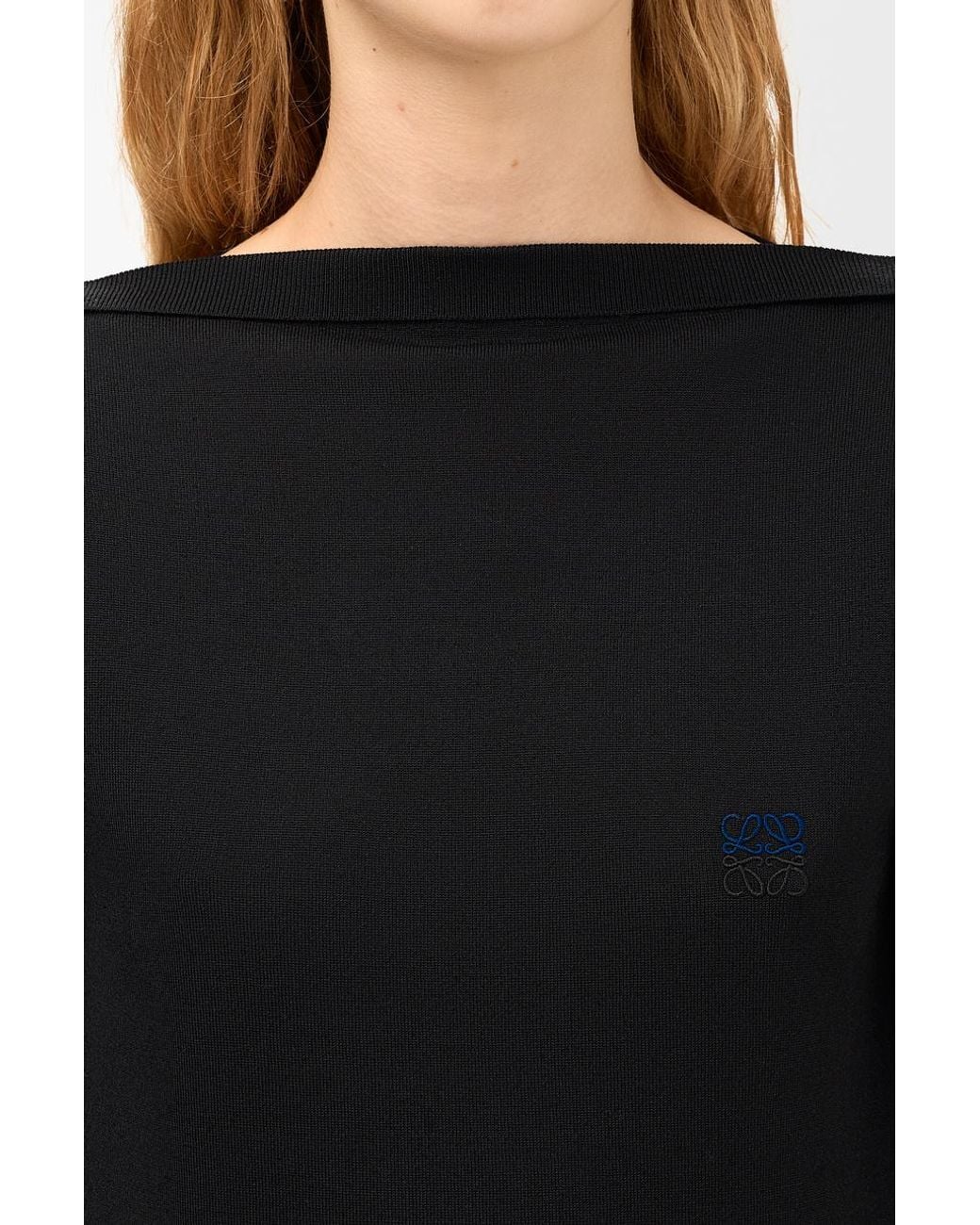 Loewe Black Logo Crewneck Sweater