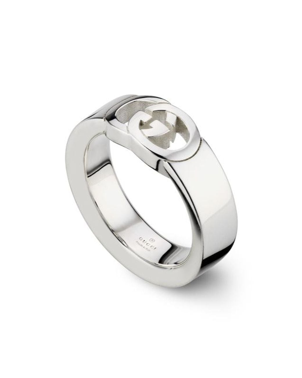 Gucci Metallic Interlocking Ring