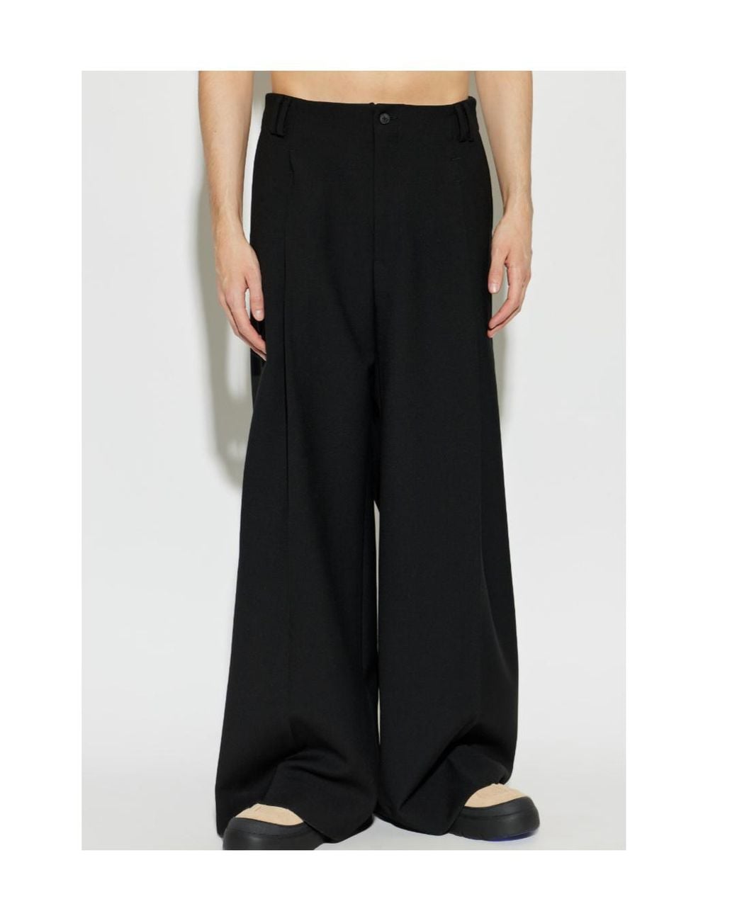 Entire studios Black Wide-Leg Pants for men