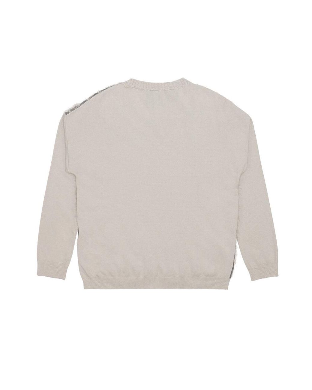 Weekend by Maxmara Gray Crew Neck Long Sleeve Pullover