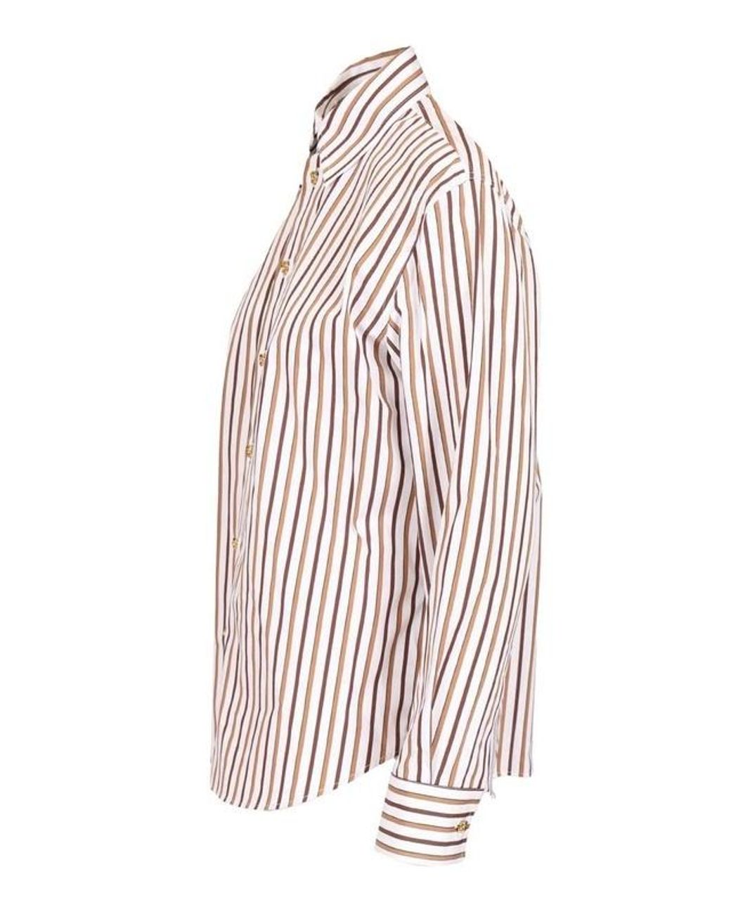 Bottega Veneta Multicolor Bold Striped Buttoned Shirt