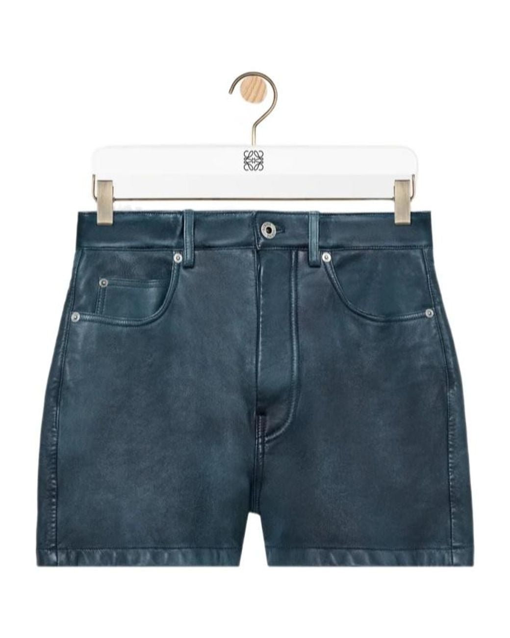 Loewe Blue Five-Pocket Shorts for men