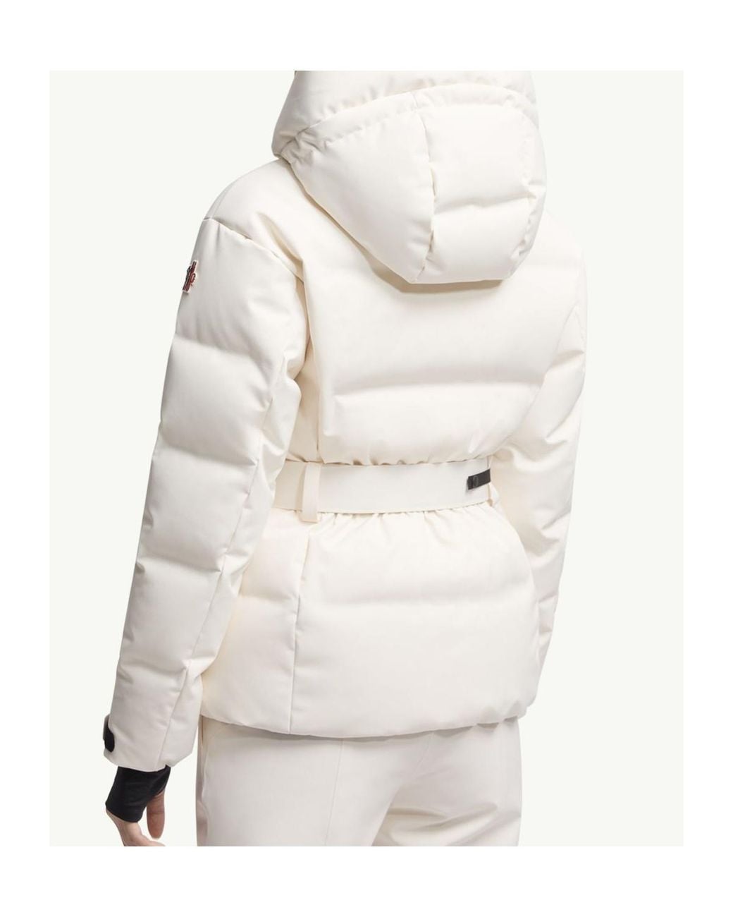 Moncler Natural Tolima Hooded Insulated Ski Jacket
