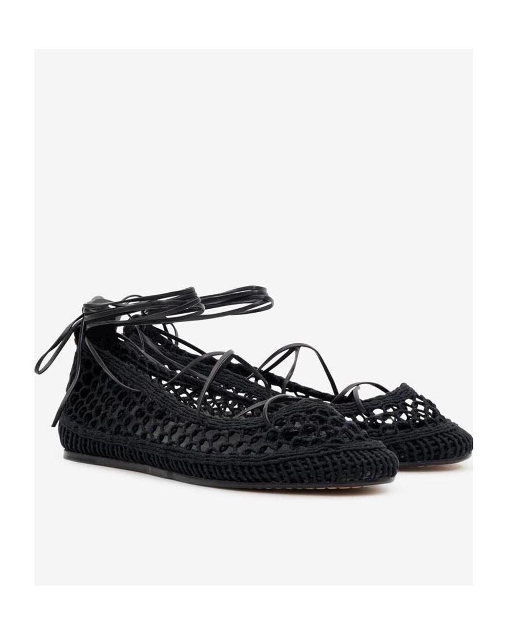 Isabel Marant Black Belna Ballet Flats