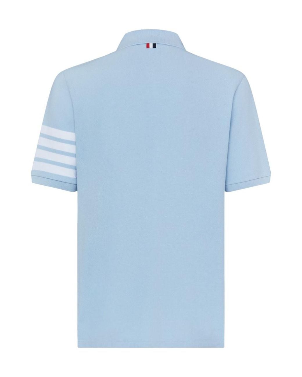 Thom Browne Blue Hector Bunny -Bar Polo Shirt for men