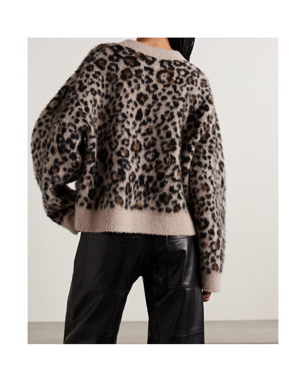 Nili Lotan Black Zamira Jacquard Sweater