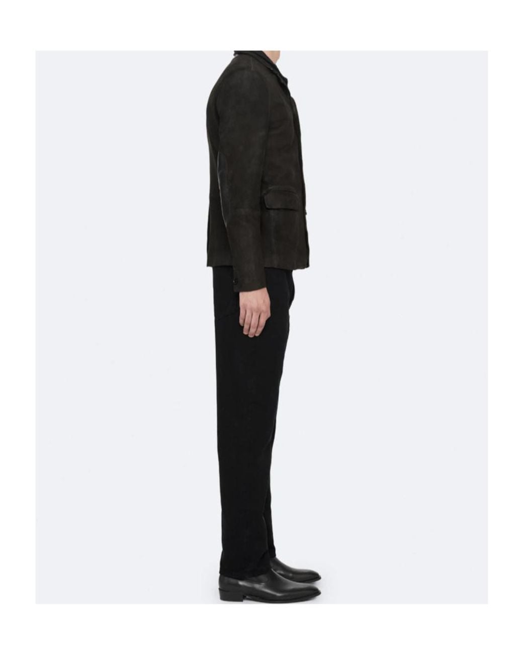 AllSaints Black Classic Tailored Jacket for men