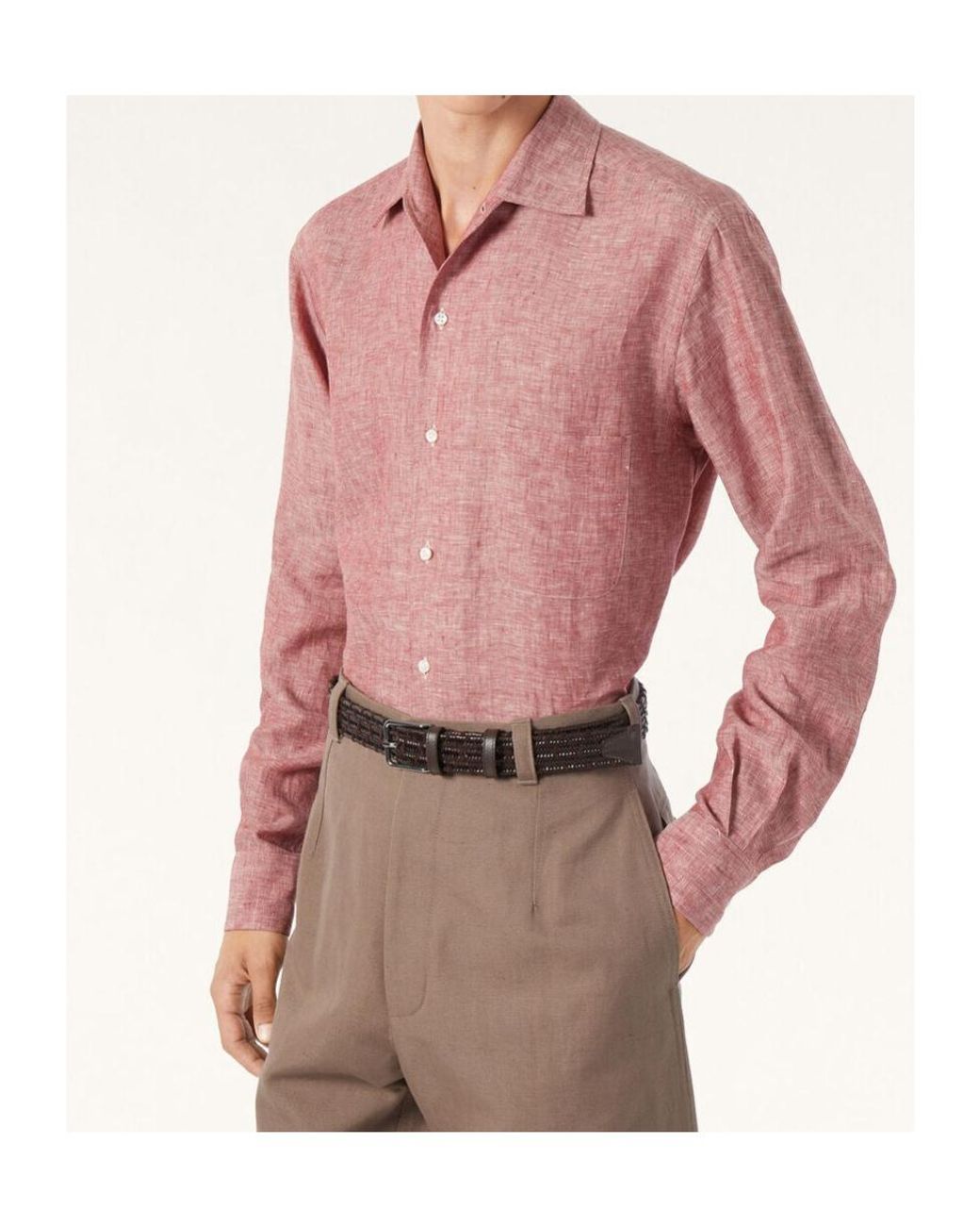 Loro Piana Pink Andre Shirt for men
