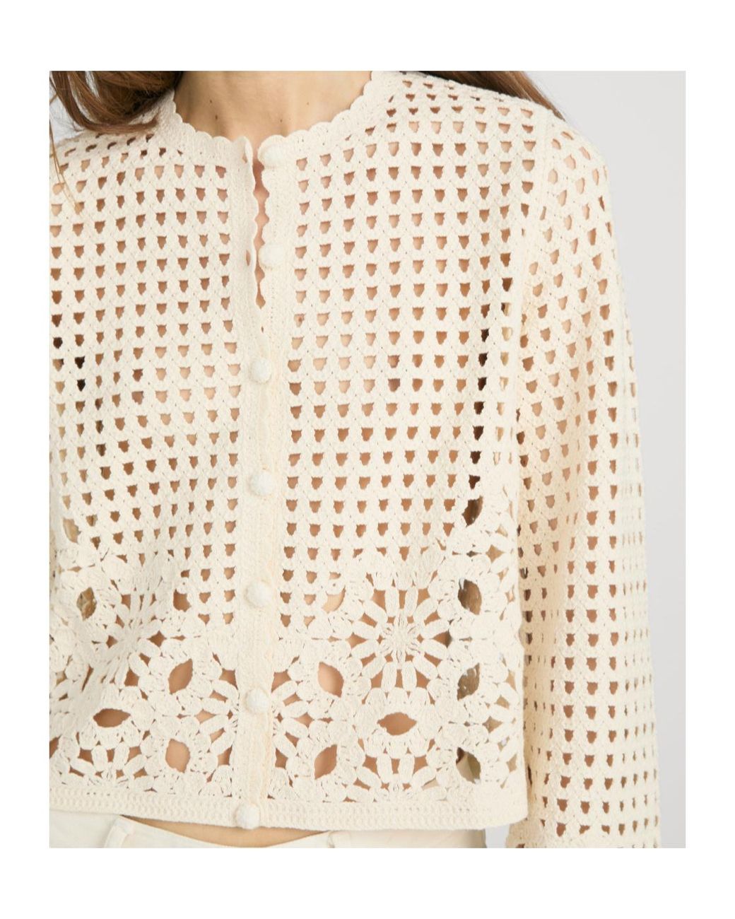 FRAME Natural The Postcard Cardi