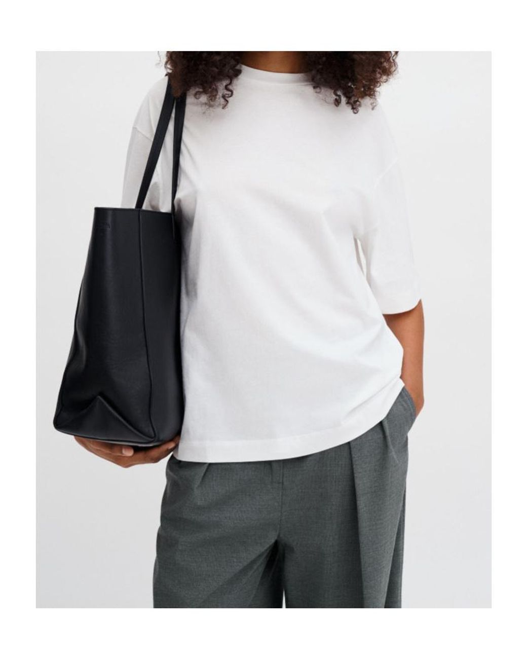 Filippa K White Crew-Neck T-Shirt