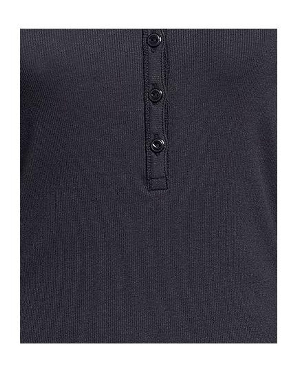 Rag & Bone Blue Solid Long-Sleeve T-Shirt
