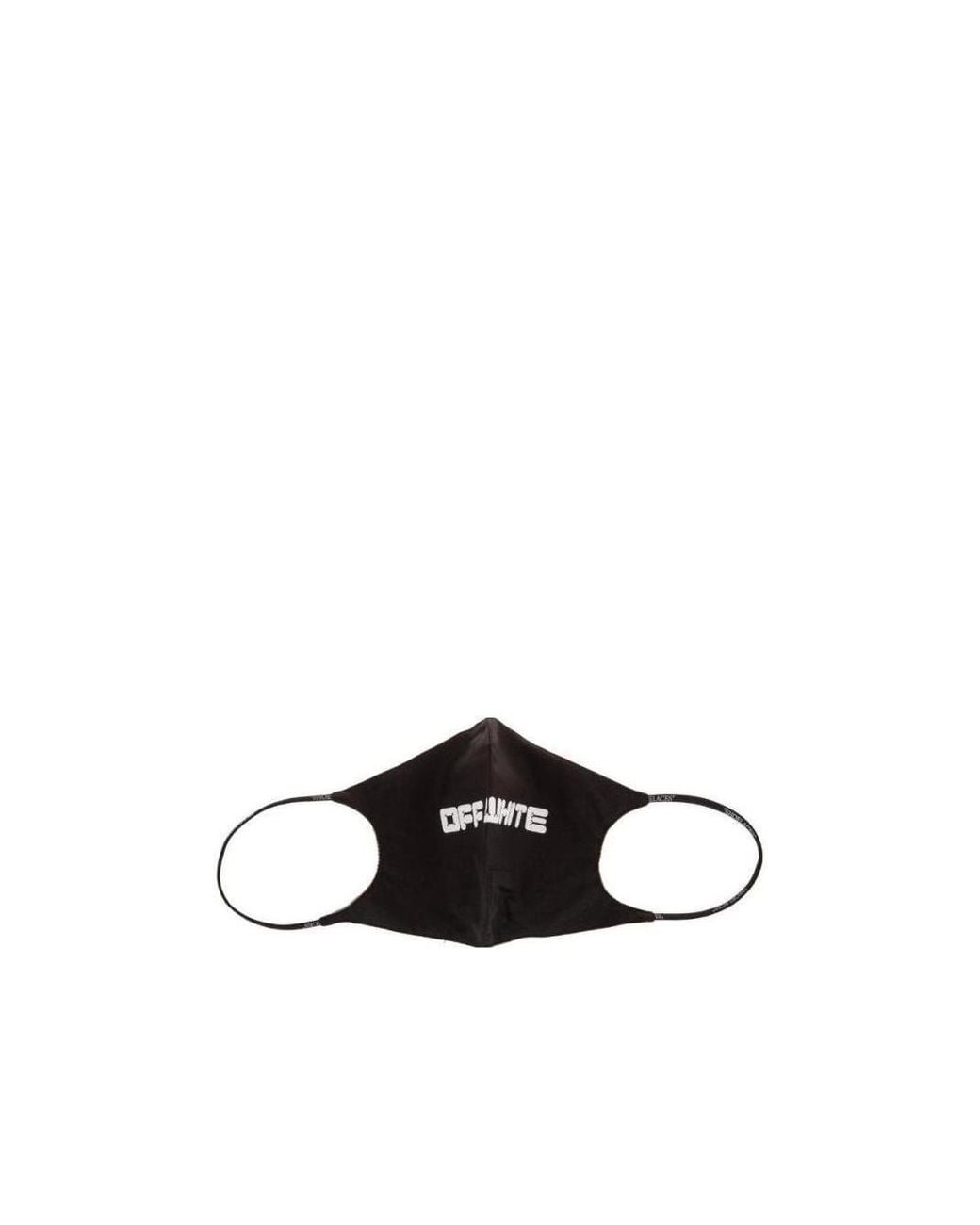Off-White c/o Virgil Abloh White Logo Printed Face Mask for men