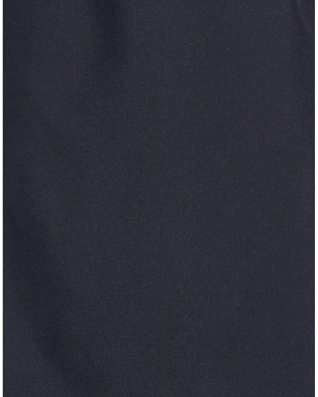 Maison Margiela Blue Elegant Solid-Color Midi Skirt