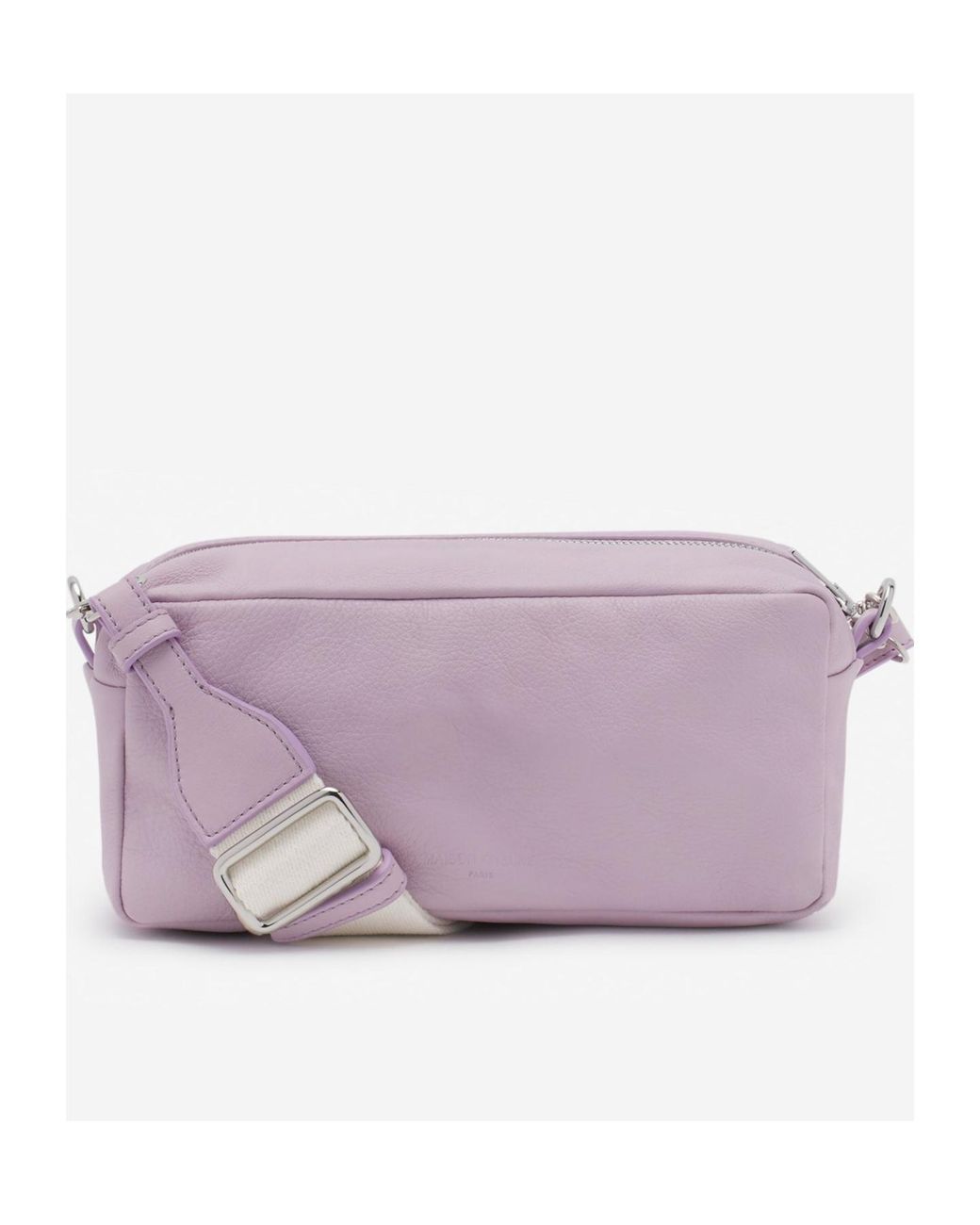 Maison Kitsuné Purple Fox Patch Shoulder Bag