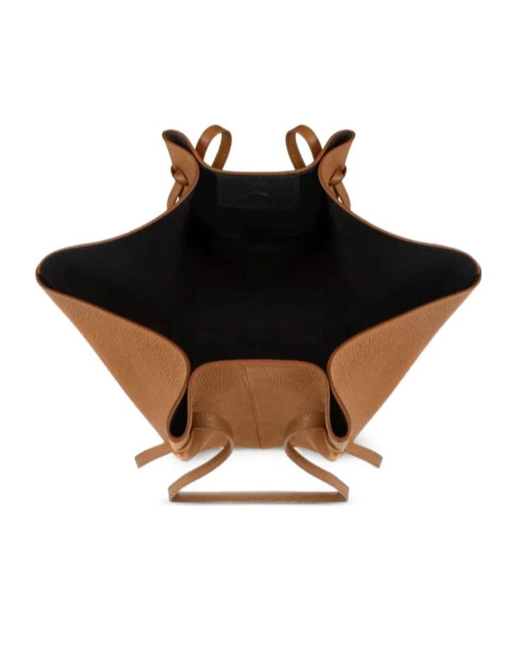 Yuzefi Brown Large Mochi Knotted Tote Bag