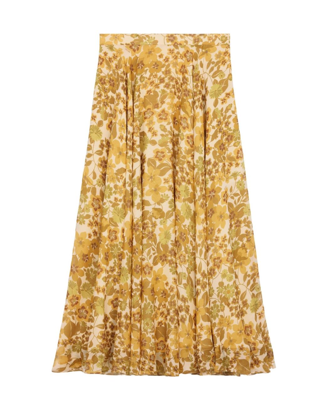 Céline Metallic Midi Skirt