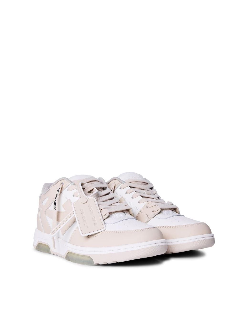 Off-White c/o Virgil Abloh White Round Toe Low-Top Casual Shoes for men