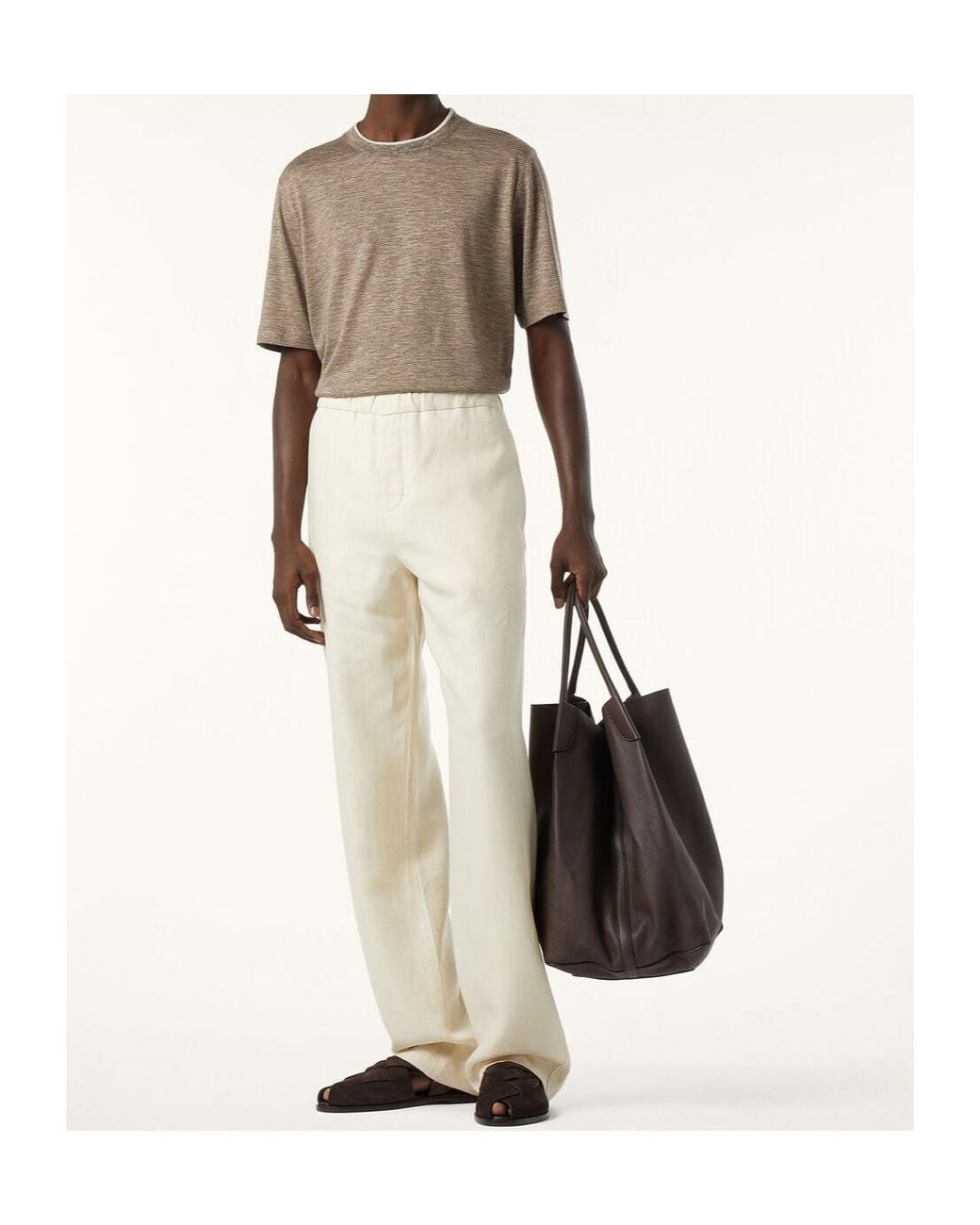 Loro Piana Natural Suraj Tal T-Shirt for men