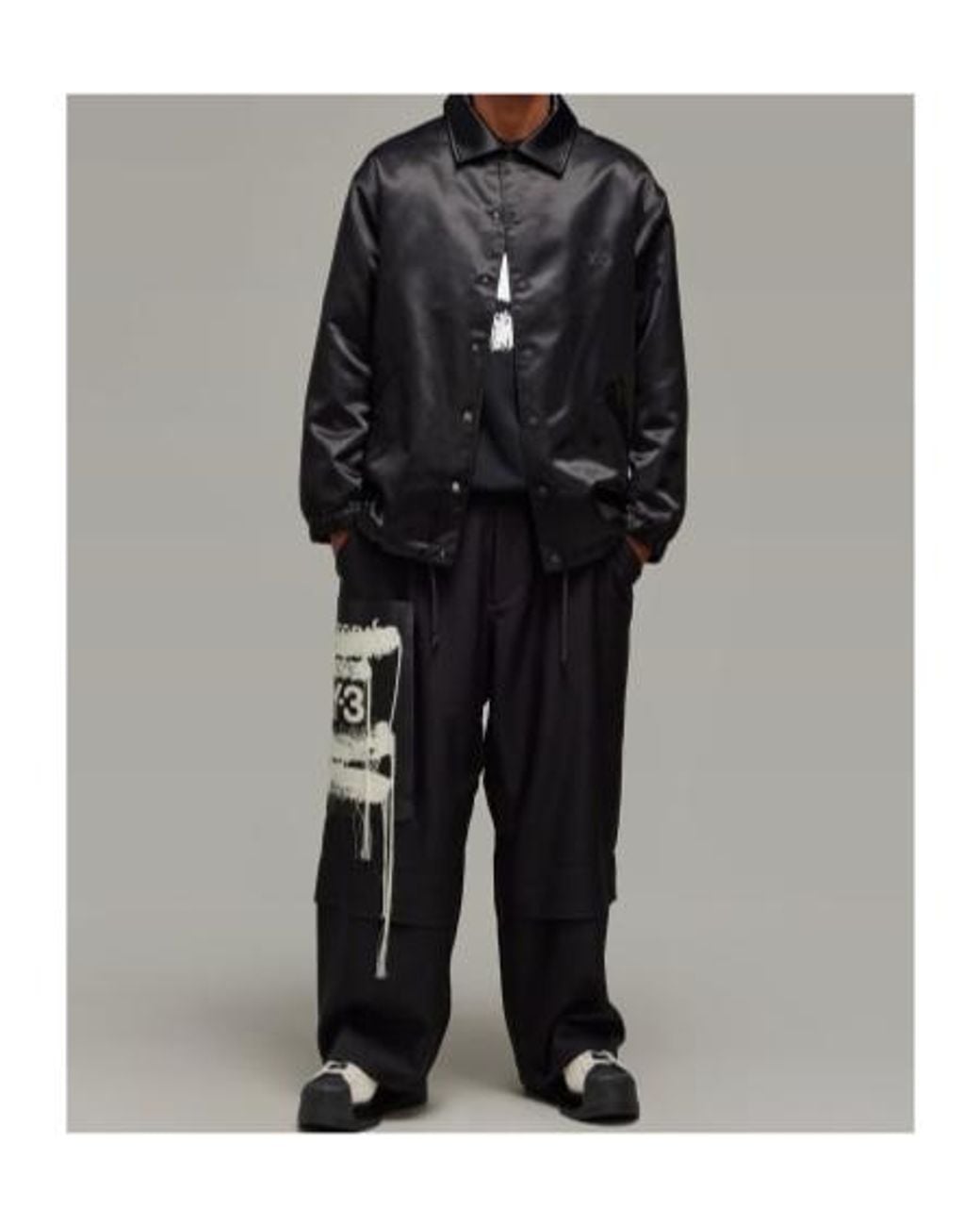 Y-3 Blue Graphic Jacket for men
