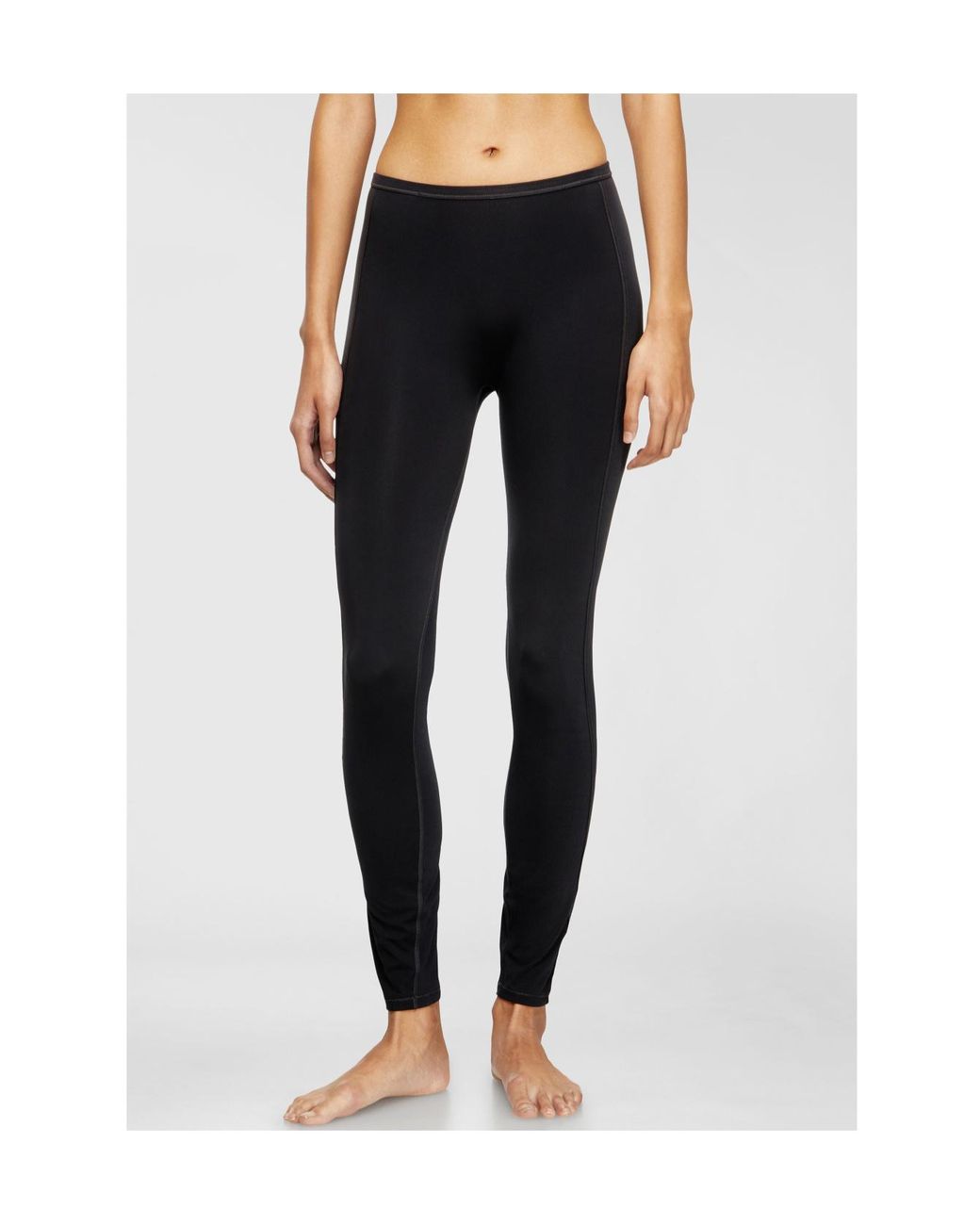 DIESEL Black Cut-Out Back Oval D Leggings