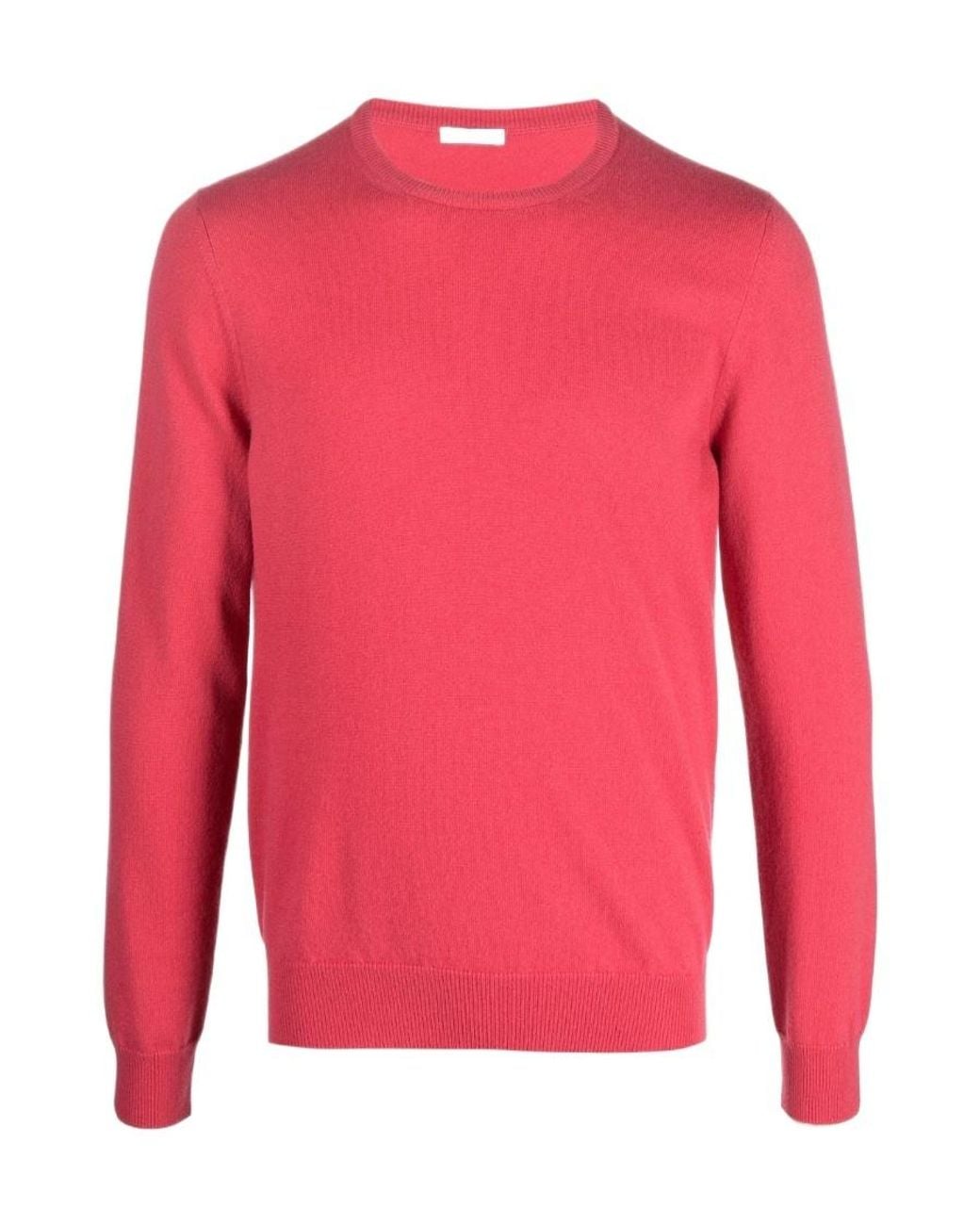 Malo Red Crewneck Knitted Jumper for men