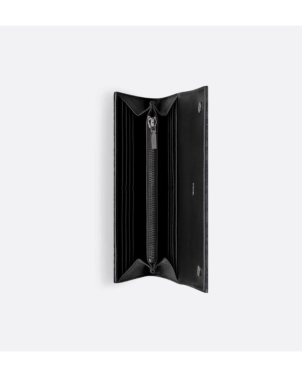 Dior Black Long Flap Wallet for men