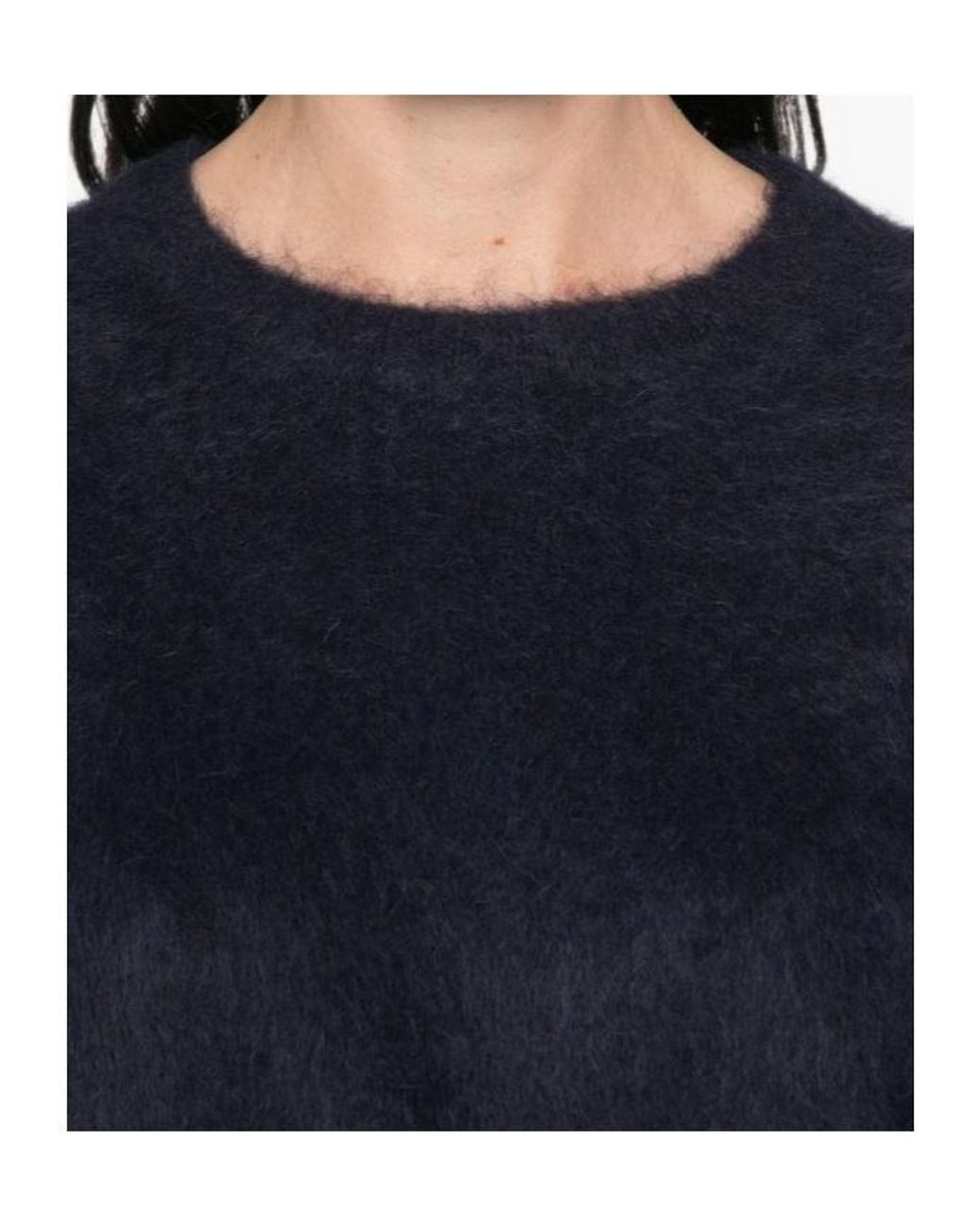Soft Goat Blue Long-Sleeved Pullover