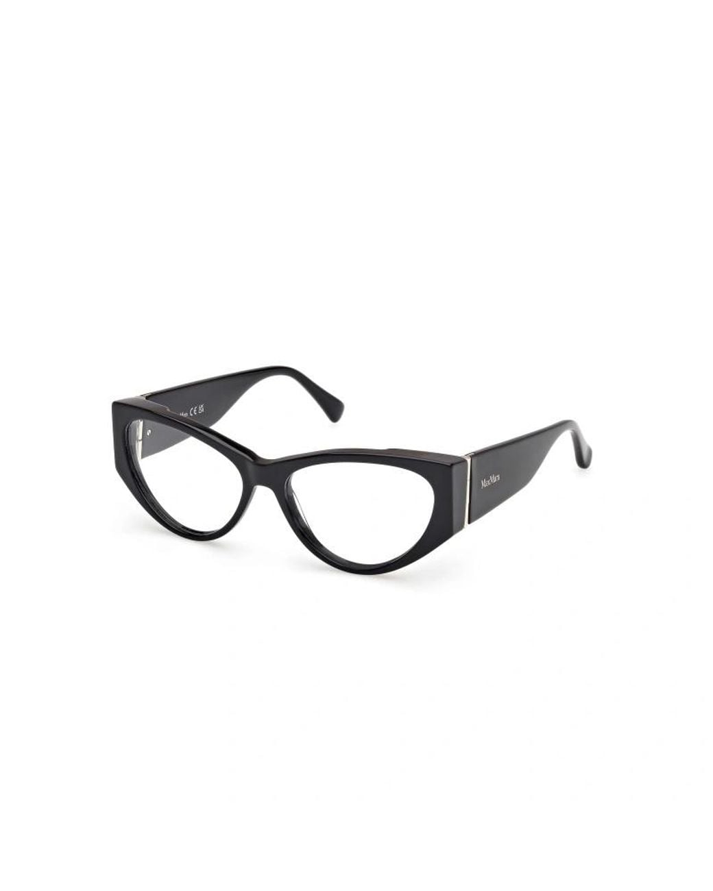Max Mara White Cat-Eye Frame Glasses