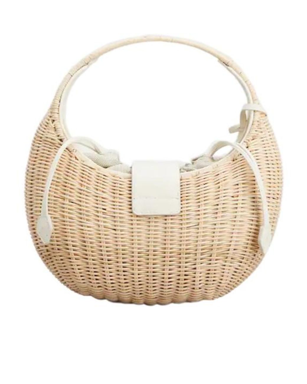 Roger Vivier White Belle Vivier Hobo Bag