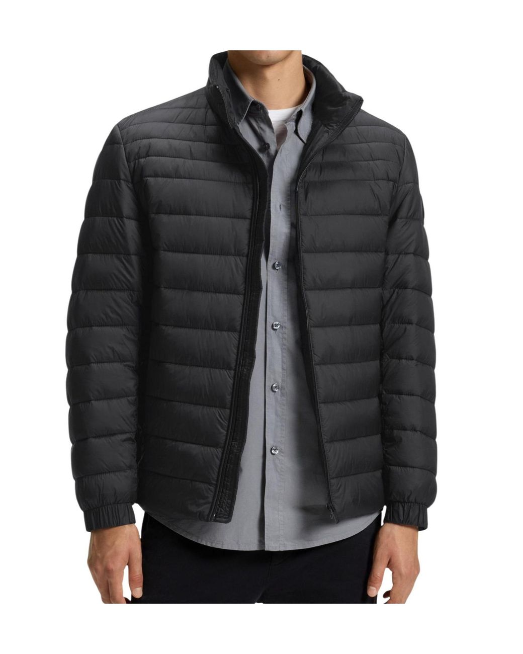 Boss Black Horizontal Quilted Down Jacket for men