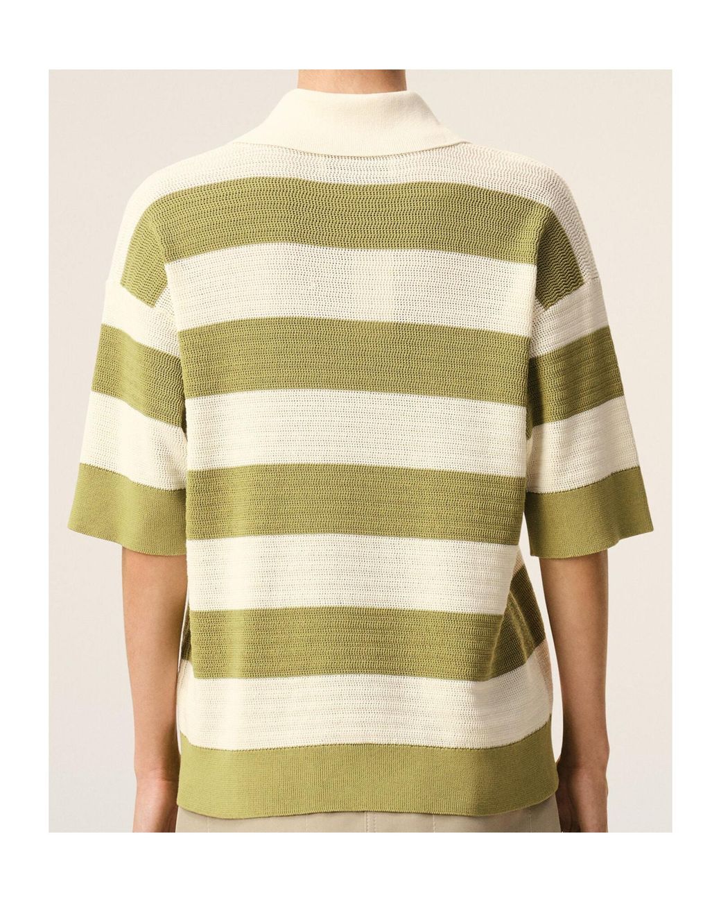 AMI Metallic Ami Ami De Coeur Short Sleeved Polo Shirt