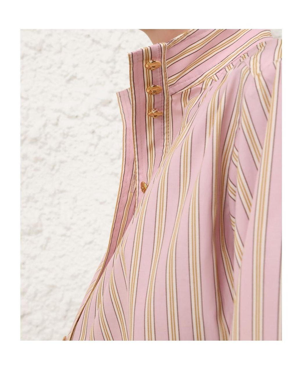 Zimmermann Pink Striped Shirt