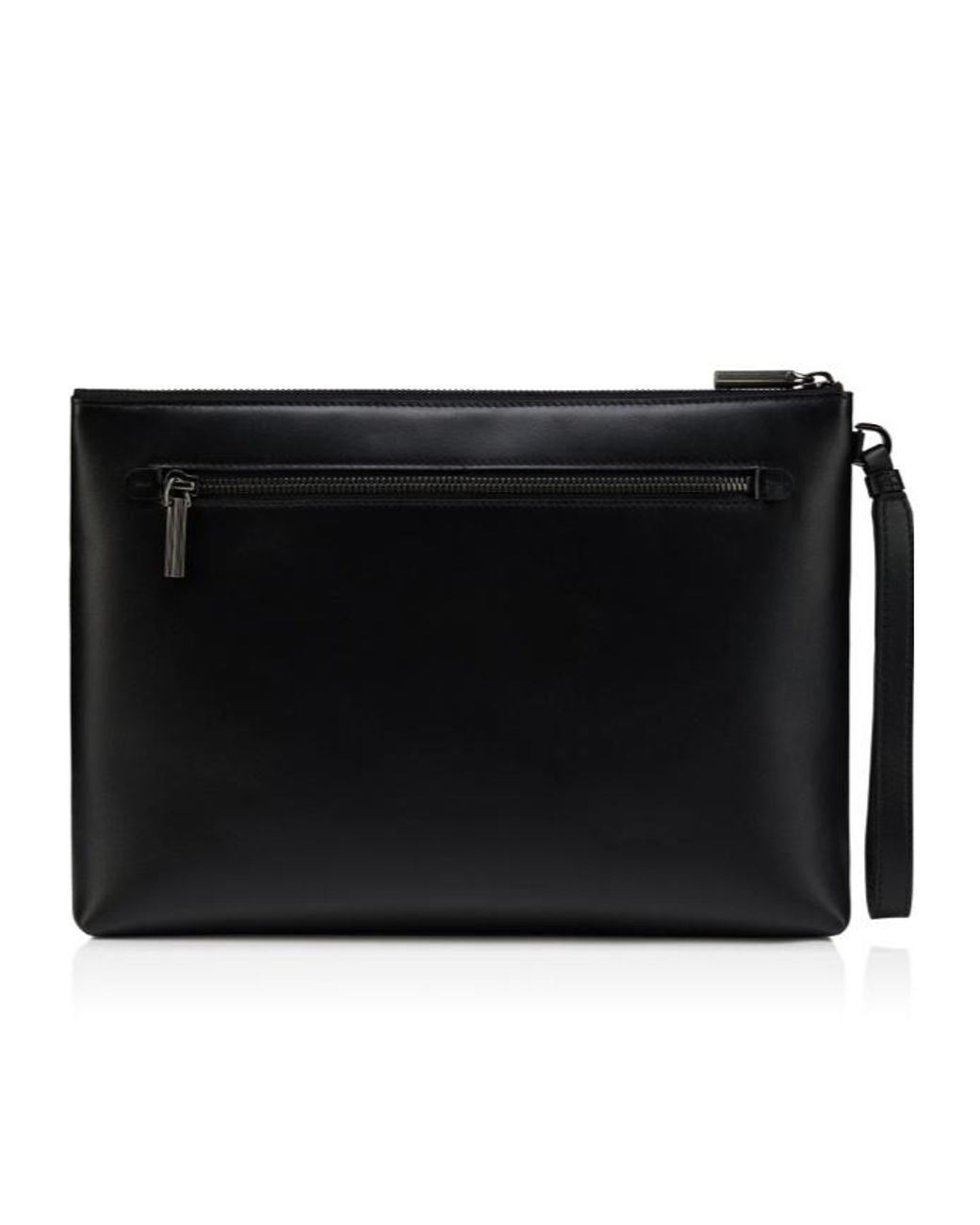 Christian Louboutin Black Logo Wristlet Clutch Bag for men