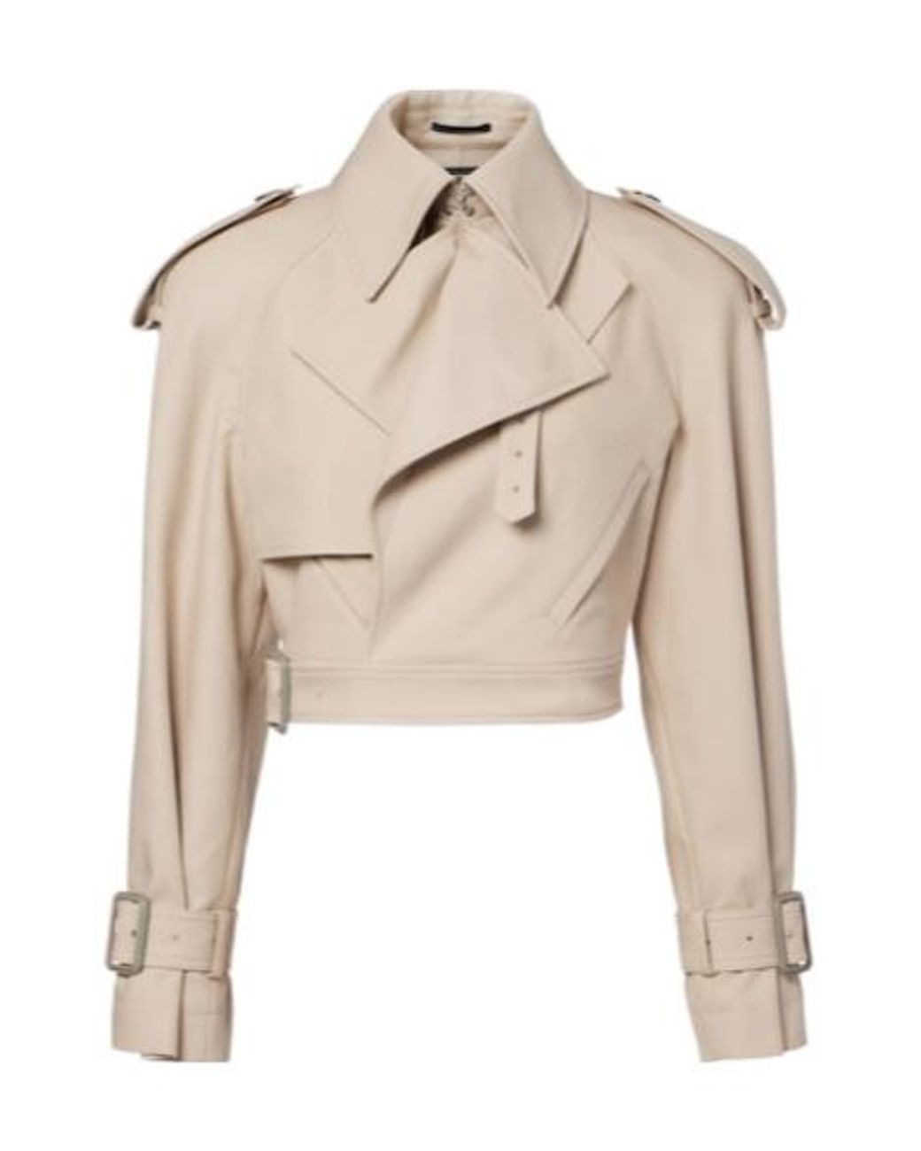 Wardrobe NYC Natural Cotton Trench Coat