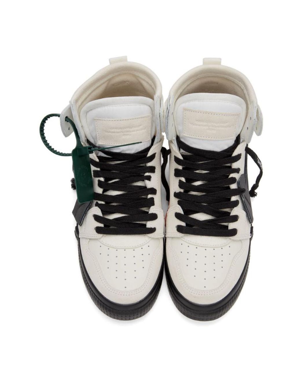 Off-White c/o Virgil Abloh White High Top Vulcanized Sneakers for men