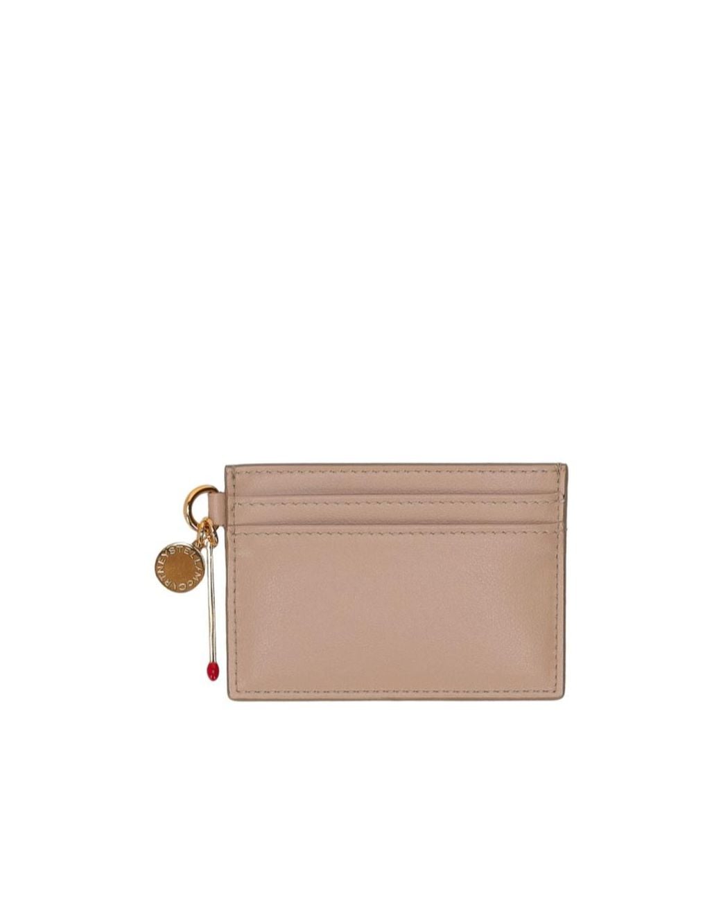Stella McCartney White Logo Debossed Wallet