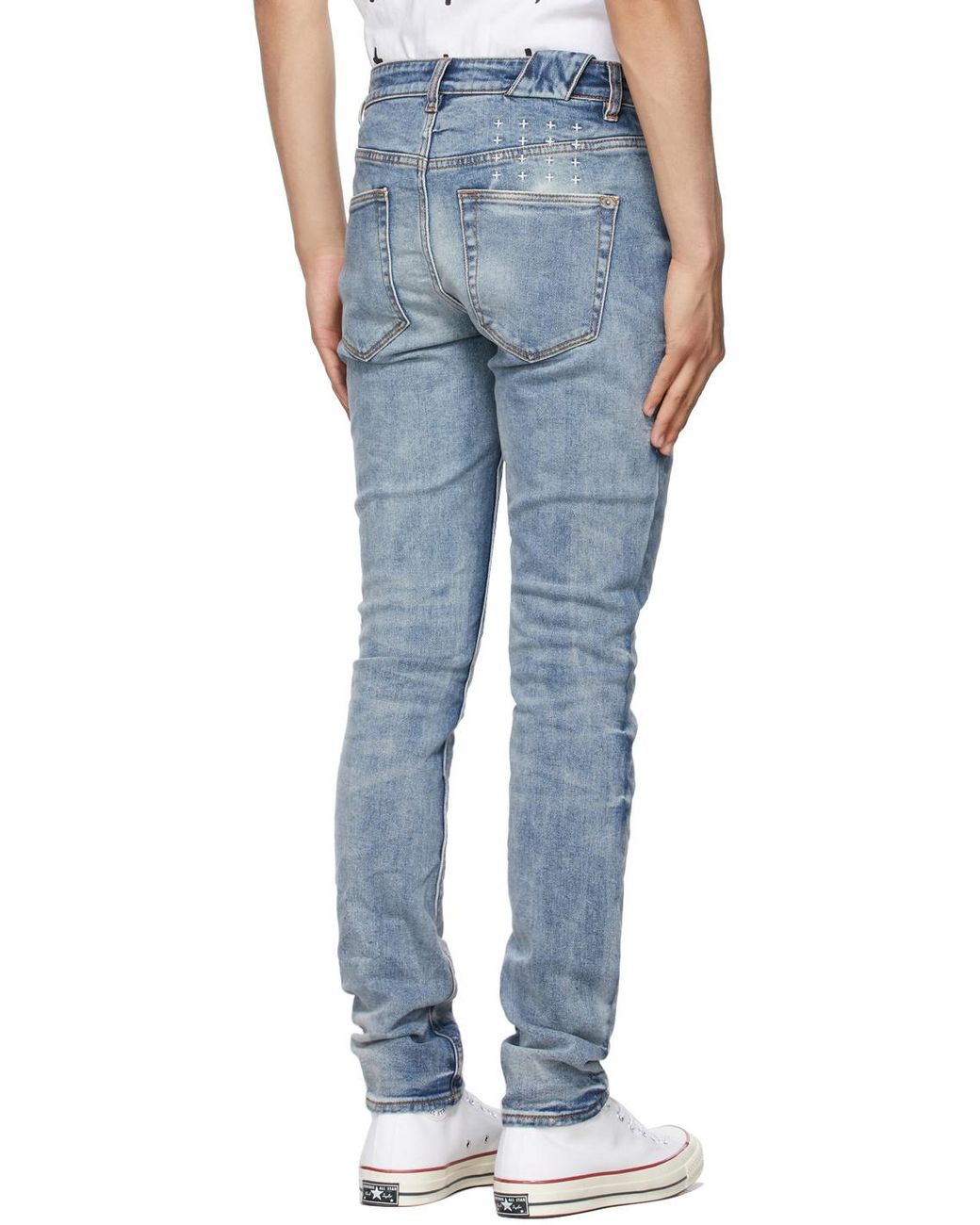 Ksubi Blue Logo Jeans for men