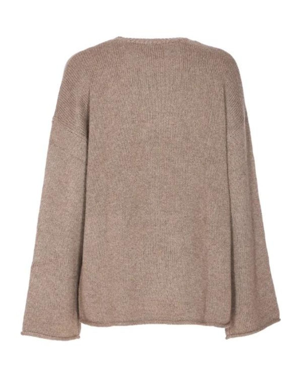 Lisa Yang Brown Kristy Crewneck Knitwear