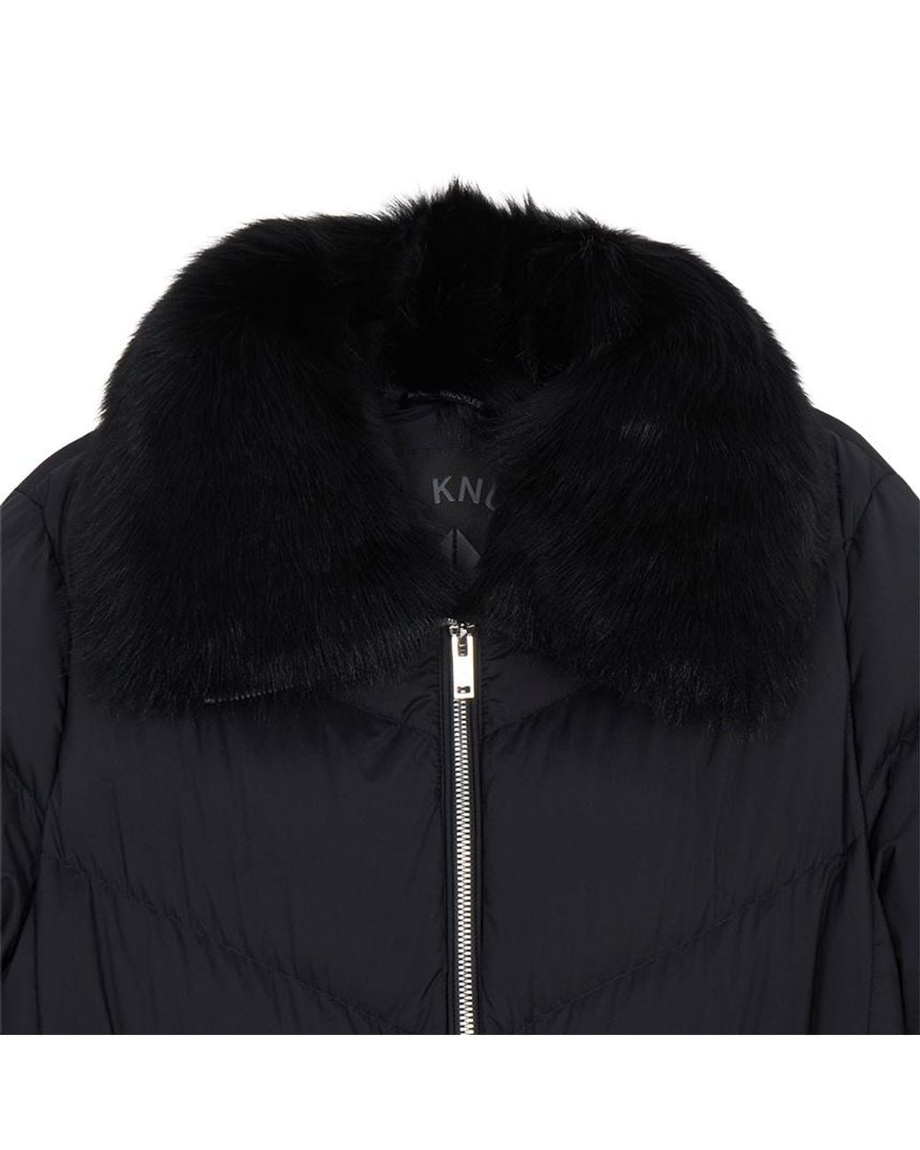 Moose Knuckles Blue Long-Sleeved Down Jacket