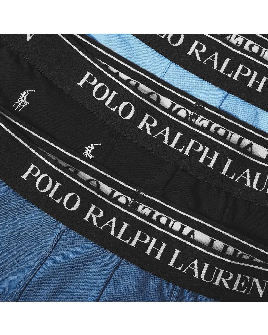Polo Ralph Lauren Blue Cotton Underwear for men
