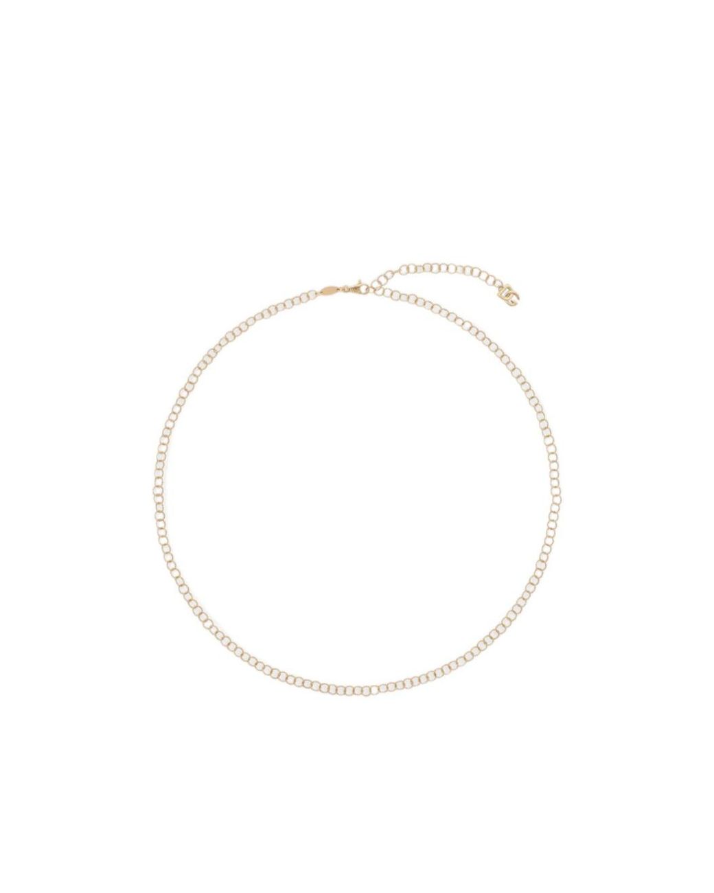 Dolce & Gabbana White Chain Necklace for men