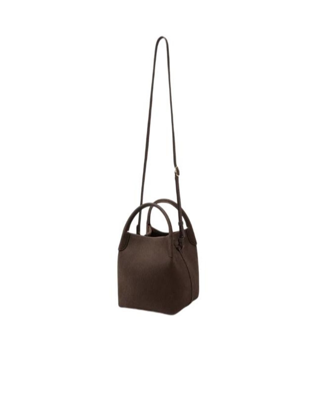 Loro Piana Brown Small Bale Leather Tote Bag